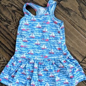 Winter water factory - Sailboat girls dress 3T